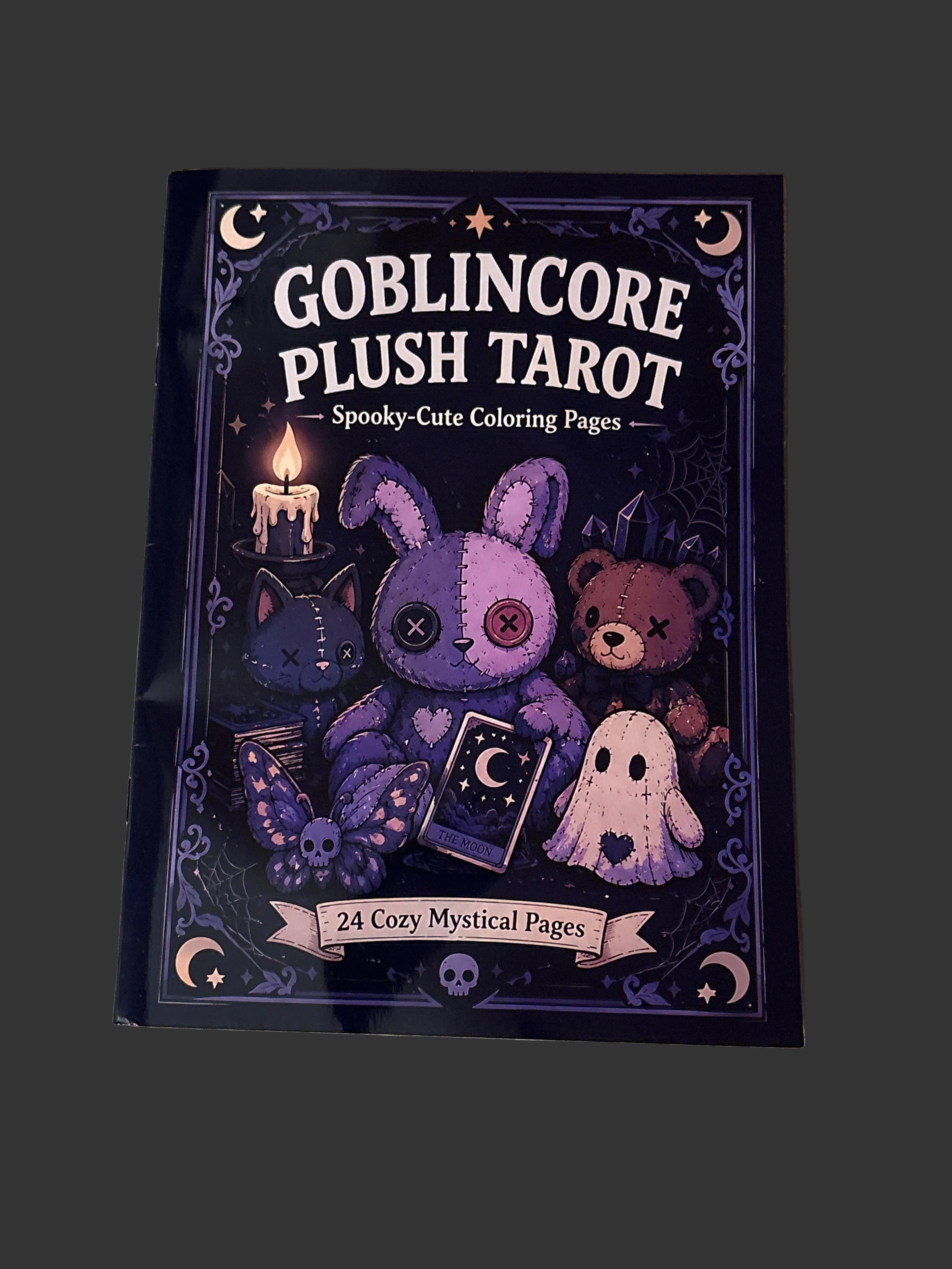 Goblincore Tarot Coloring Book