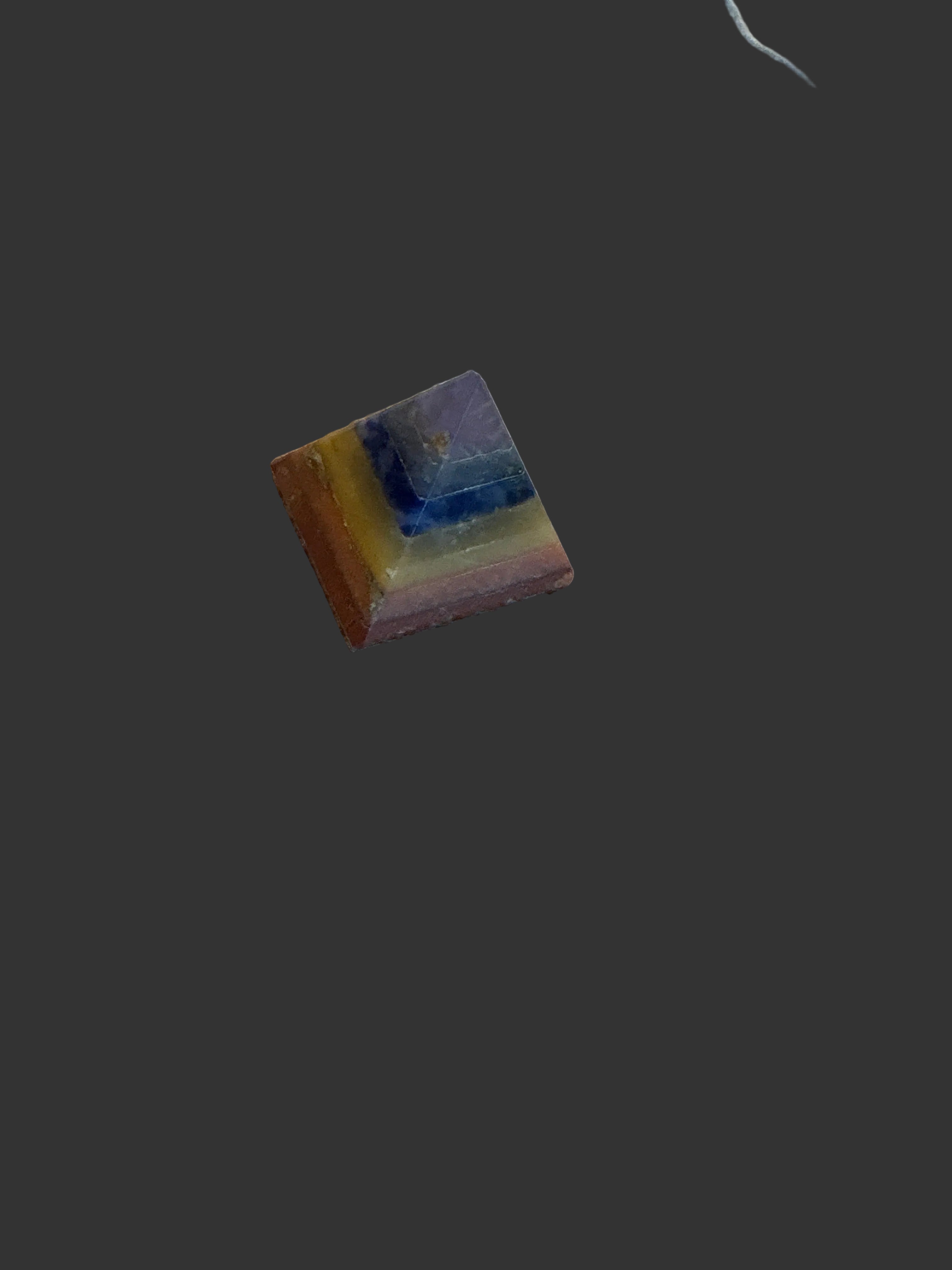 Chakra stone pyramid