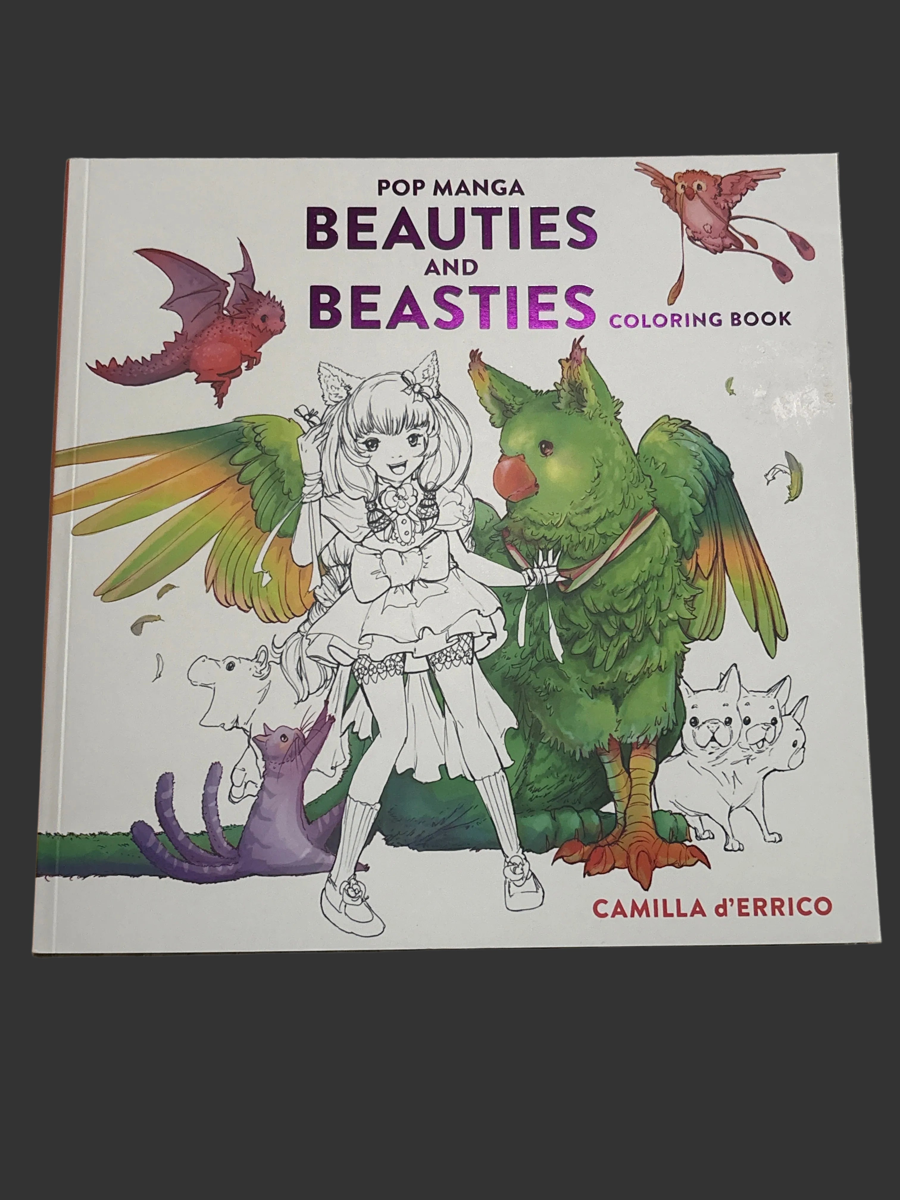 Coloring book- Pop Manga Beauties and Beasties