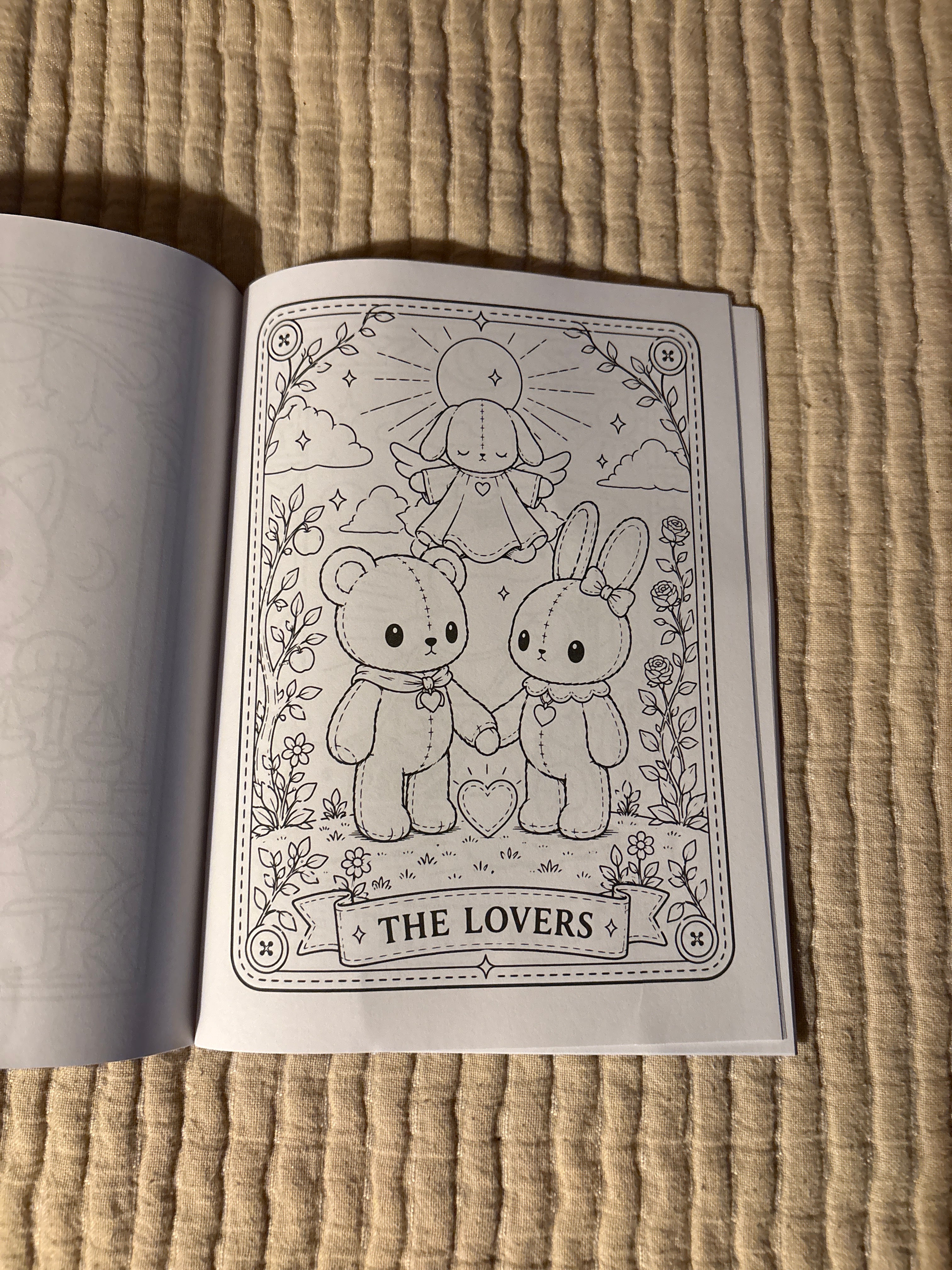 Goblincore Tarot Coloring Book