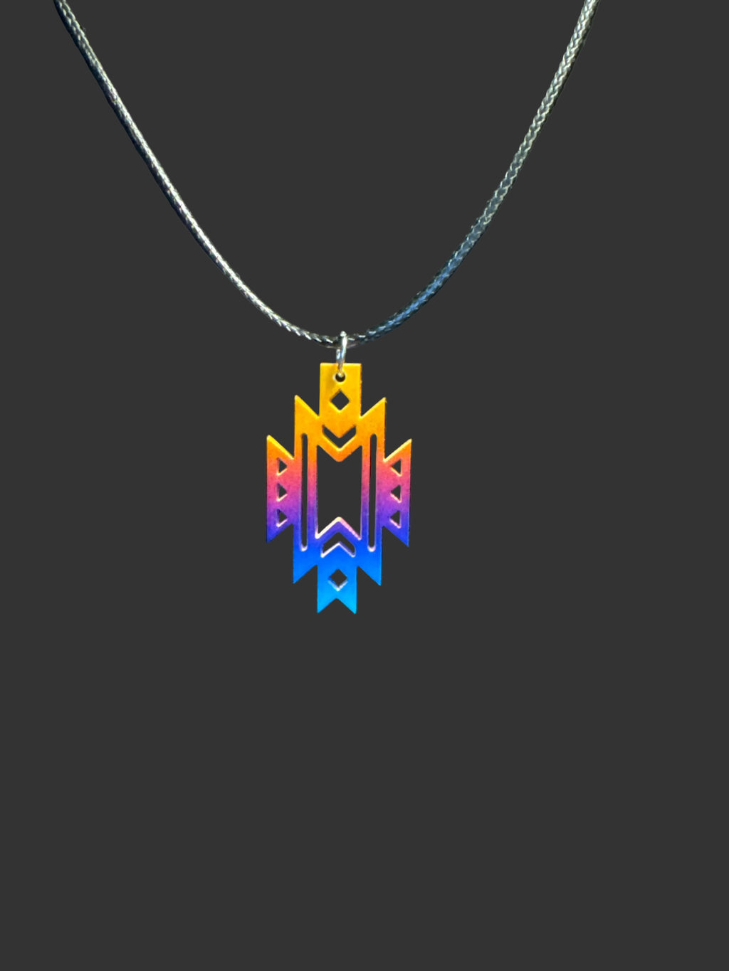 Southwest wooden necklace