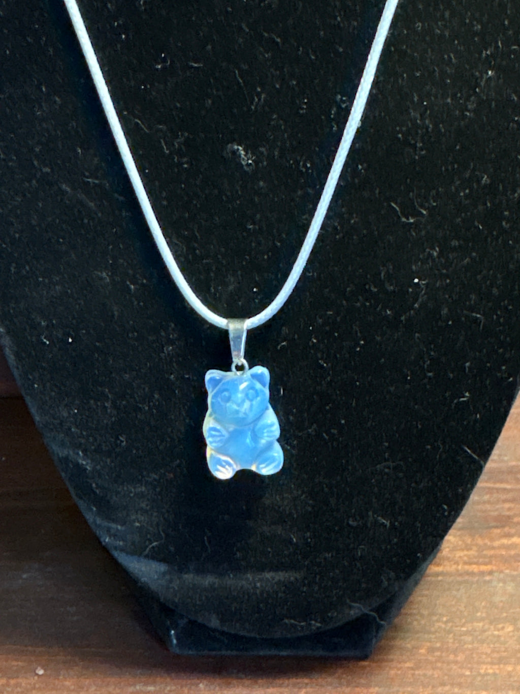Moonstone Gummy Bear Necklace