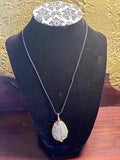 Wire wrapped Unakite Jasper