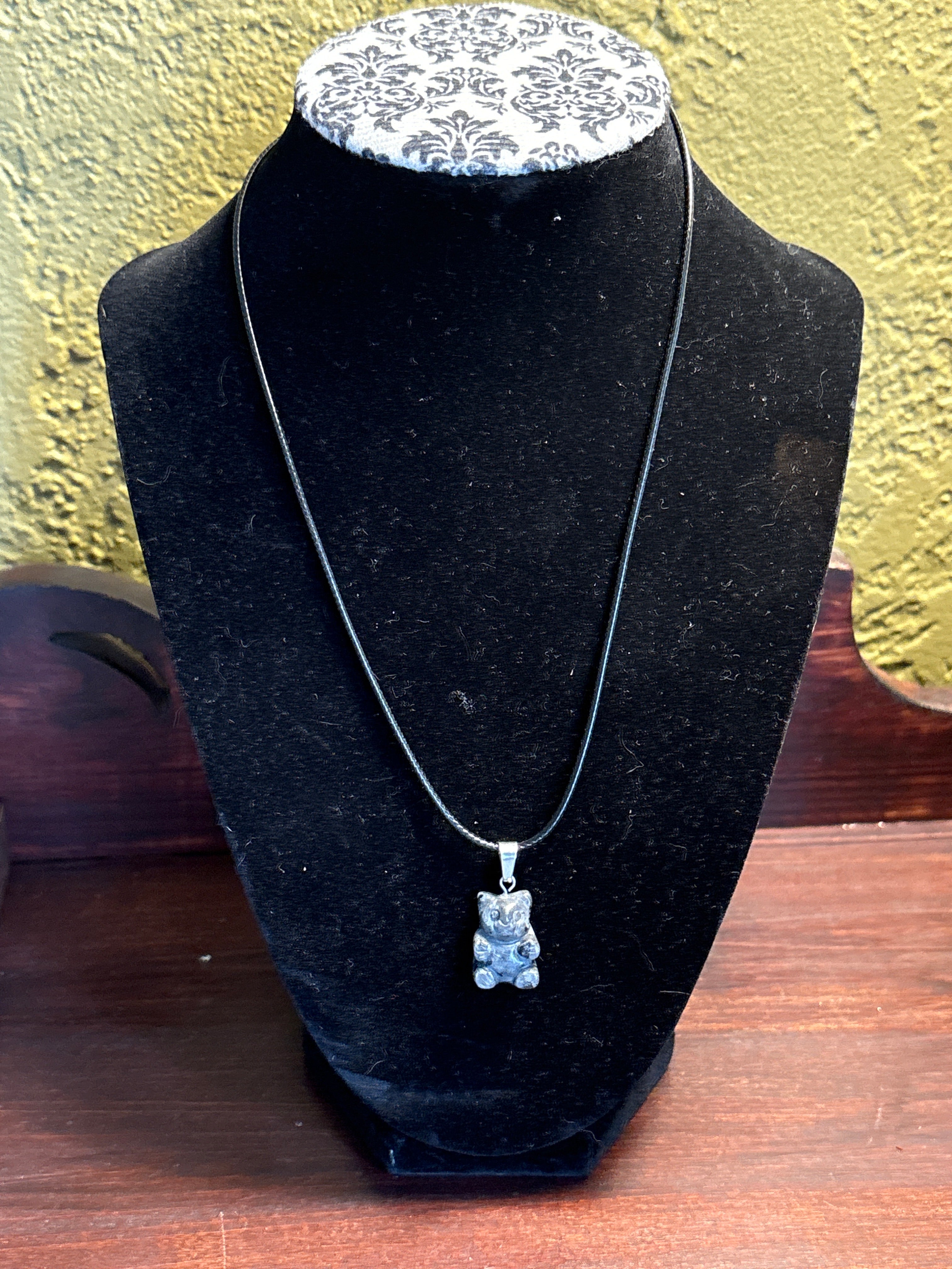 Labradorite Gummy Bear necklace