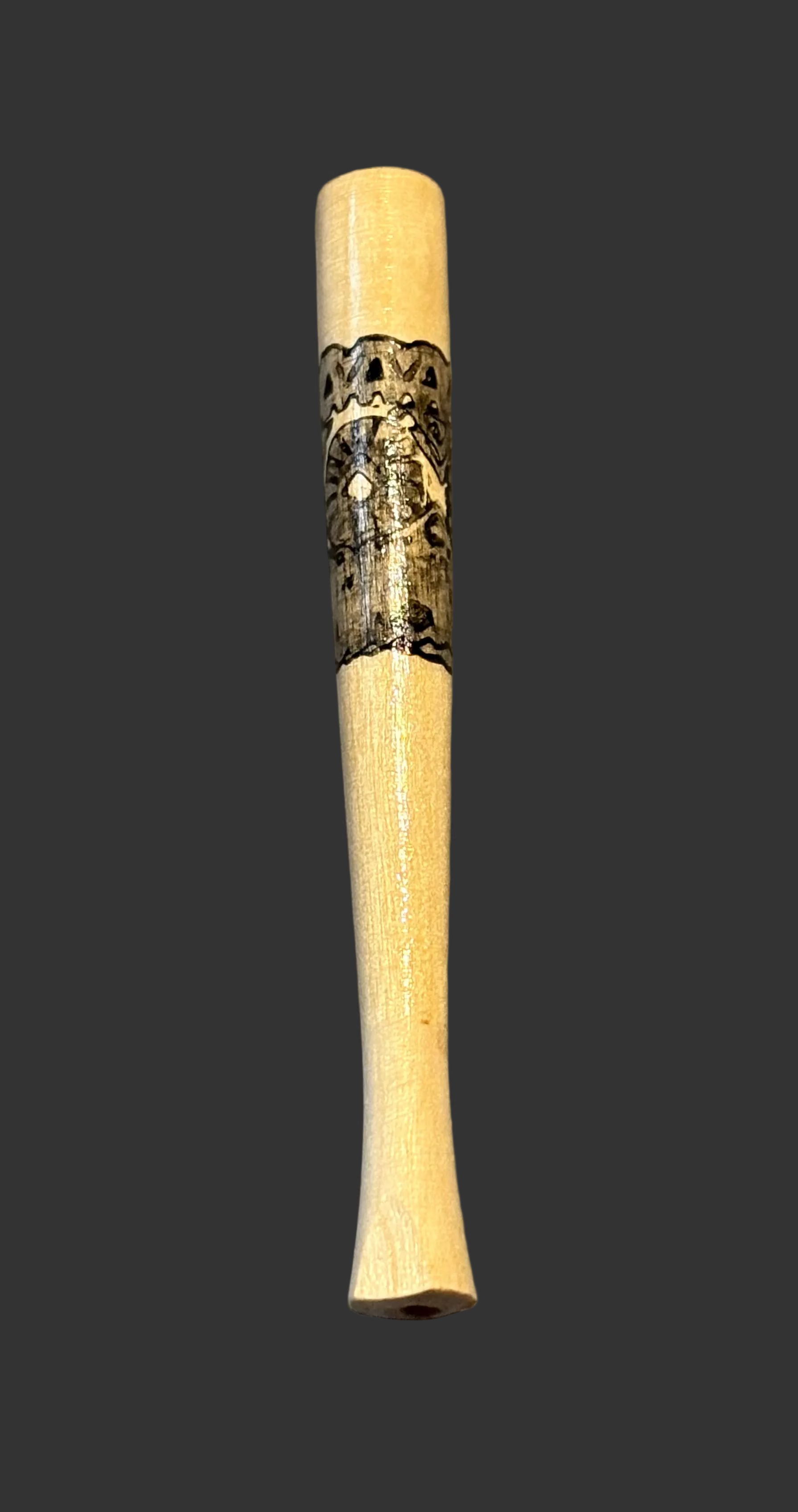 Wooden cigarette holder