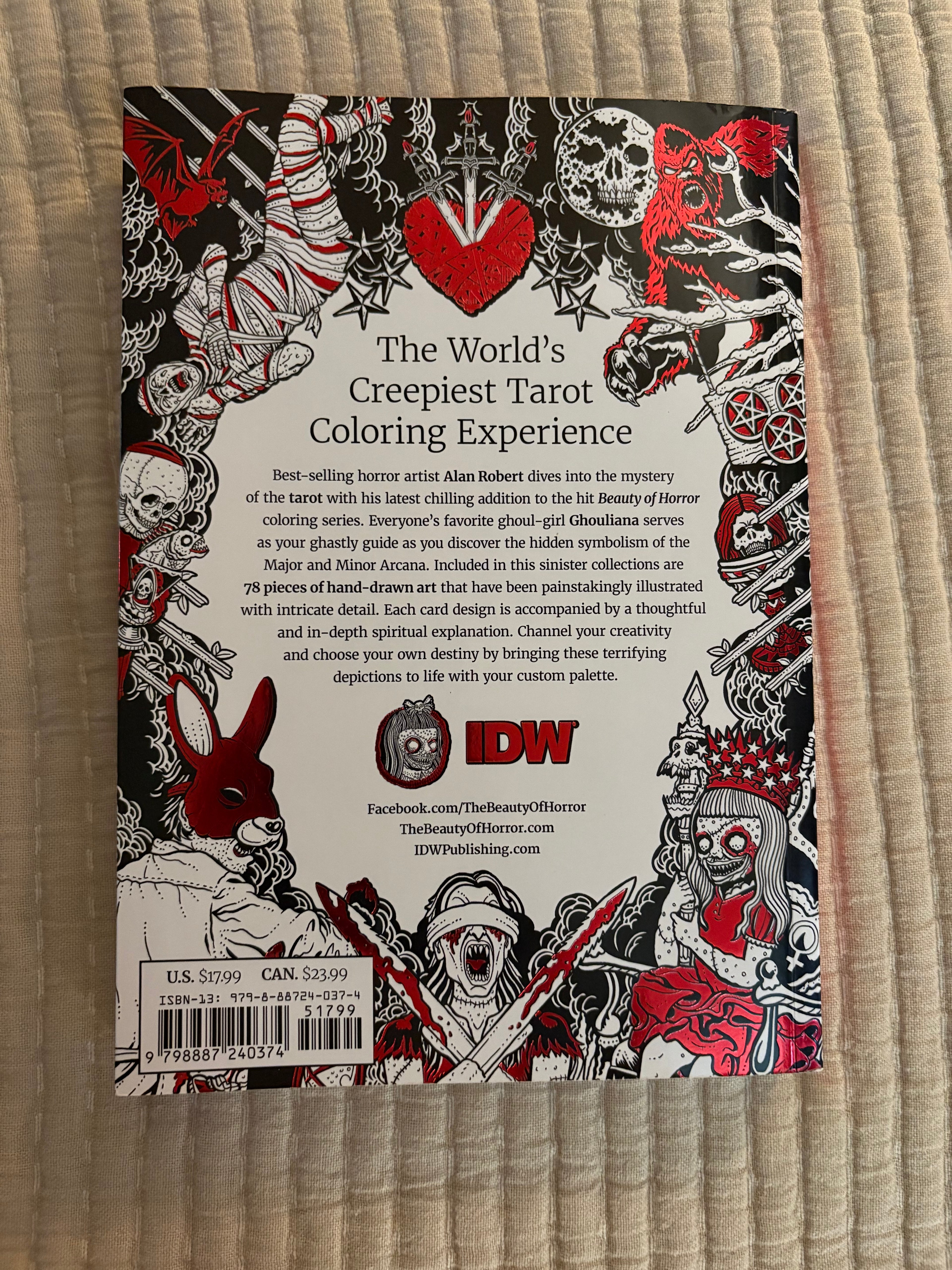 Tarot coloring book