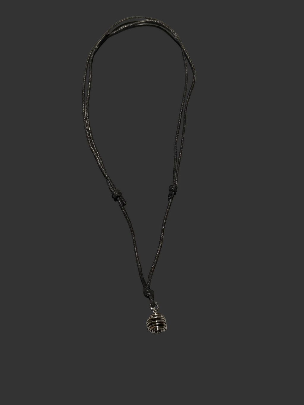 Small crystal cage necklace