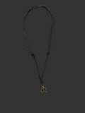 Small crystal cage necklace