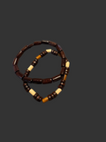 Bamboo bead bracelet set