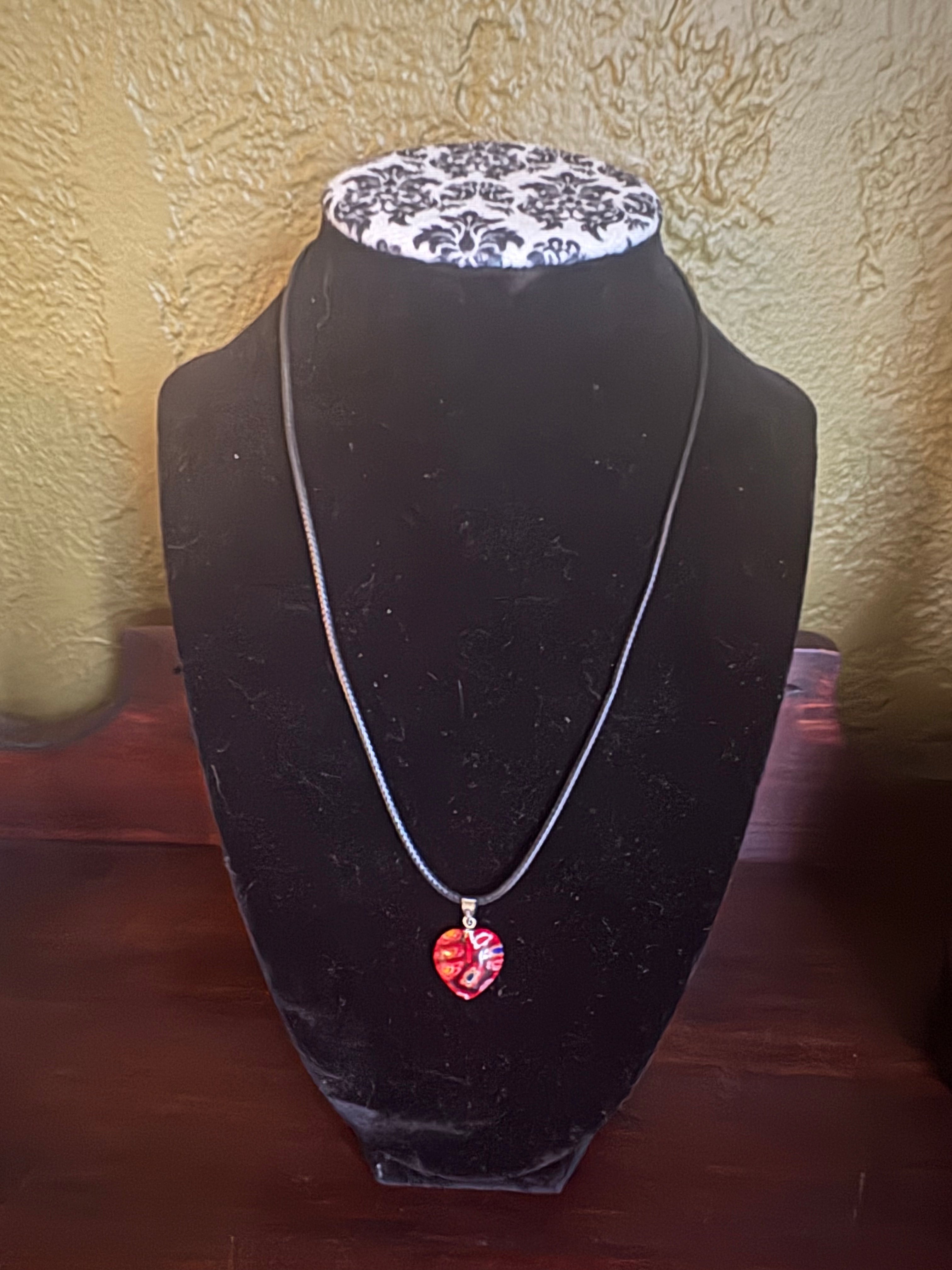 Krishna’s Kids Corner - assorted color heart necklace