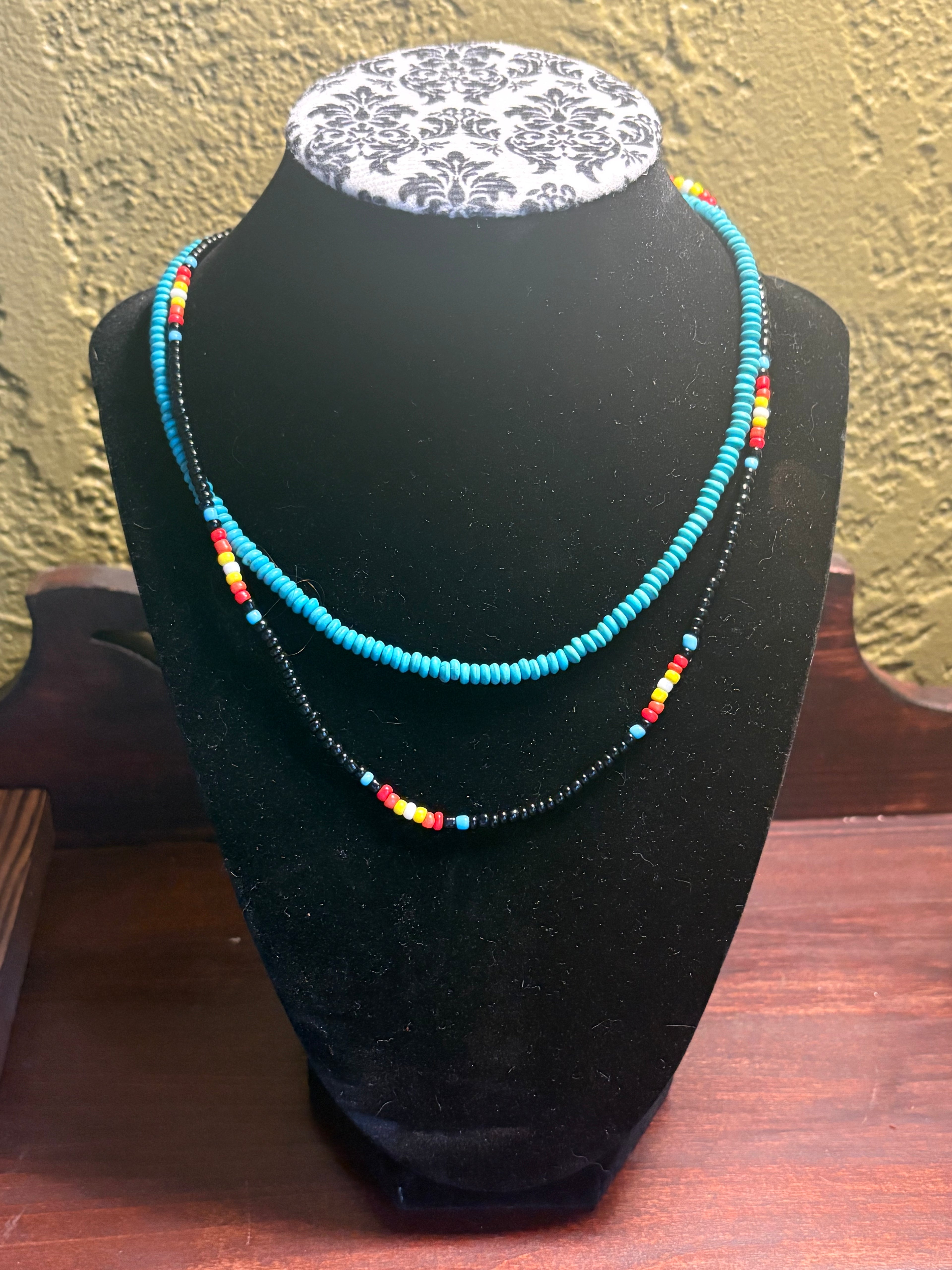 Hand beaded necklace